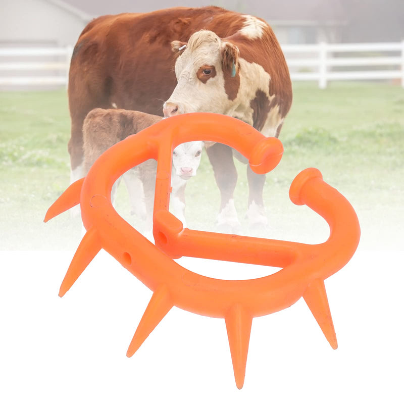 5Pcs Cow Nose Thorn, Bovine Weaning Thorn Cattle Weaner with Thick Plastic Cow Nose Rings Farm Livestock Bovine Anti-Sucking Nose Clip with Thorn(#1) #1 - PawsPlanet Australia