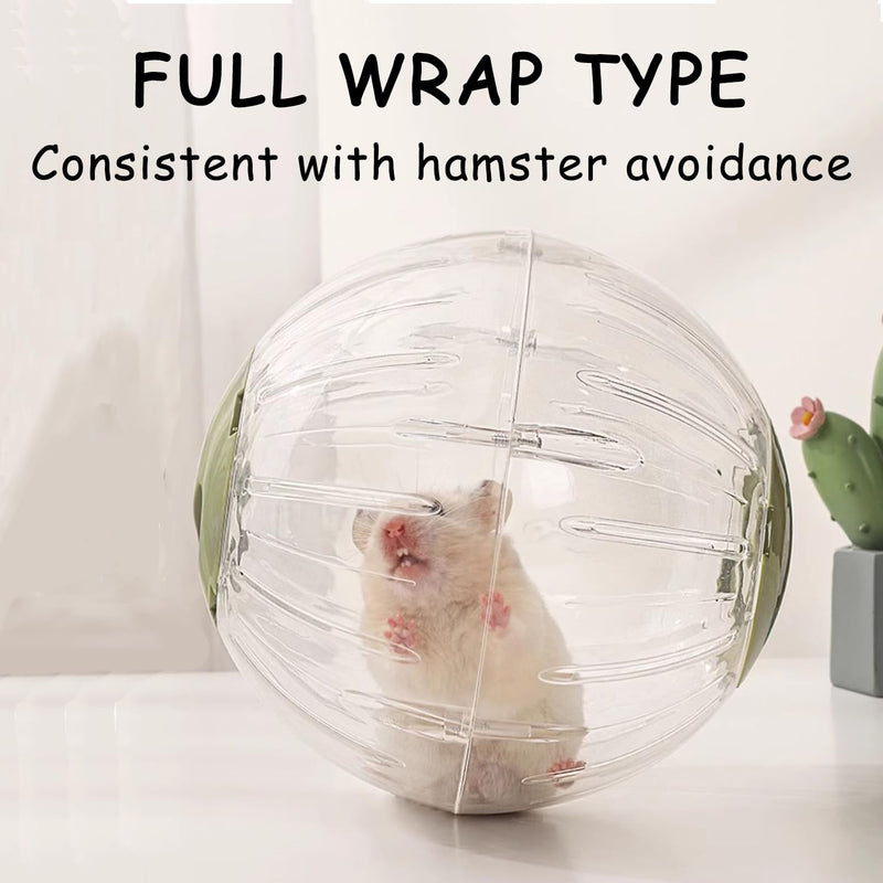 Large Hamster Wheel Sport Running Ball Hamster Toys for Hamsters Guinea Pig Mice Ferret Small Pet 7.3” x 7.3” x 7.3” Green - PawsPlanet Australia
