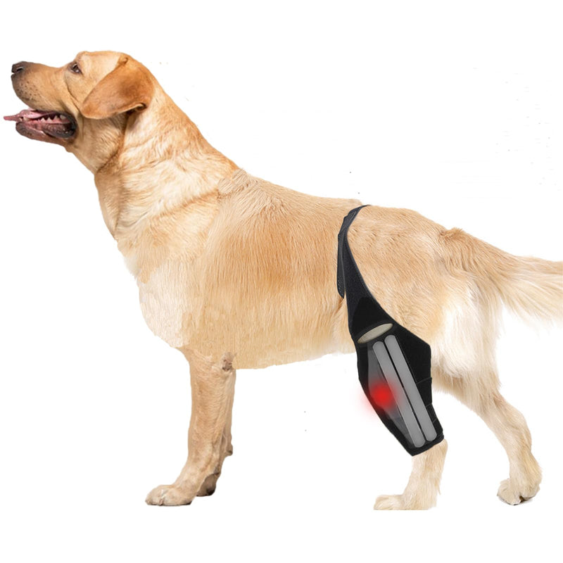 Dog Knee Brace for ACL with Side Stabilizers,Splint Hinged Adjustable Support Brace for Knee Cap Dislocation, Arthritis Keeps Joint,Hip Brace of Different Sizes for Cruciate Ligament Injuries(S) S