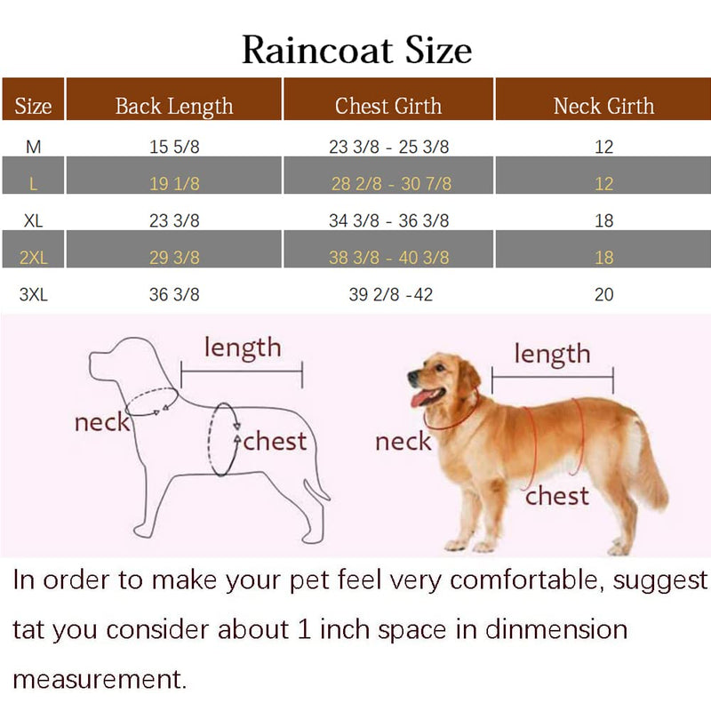 NACOCO Large Dog Raincoat Adjustable Pet Water Proof Clothes Lightweight Rain Jacket Poncho Hoodies with Strip Reflective (XL, Pink) X-Large (Pack of 1)