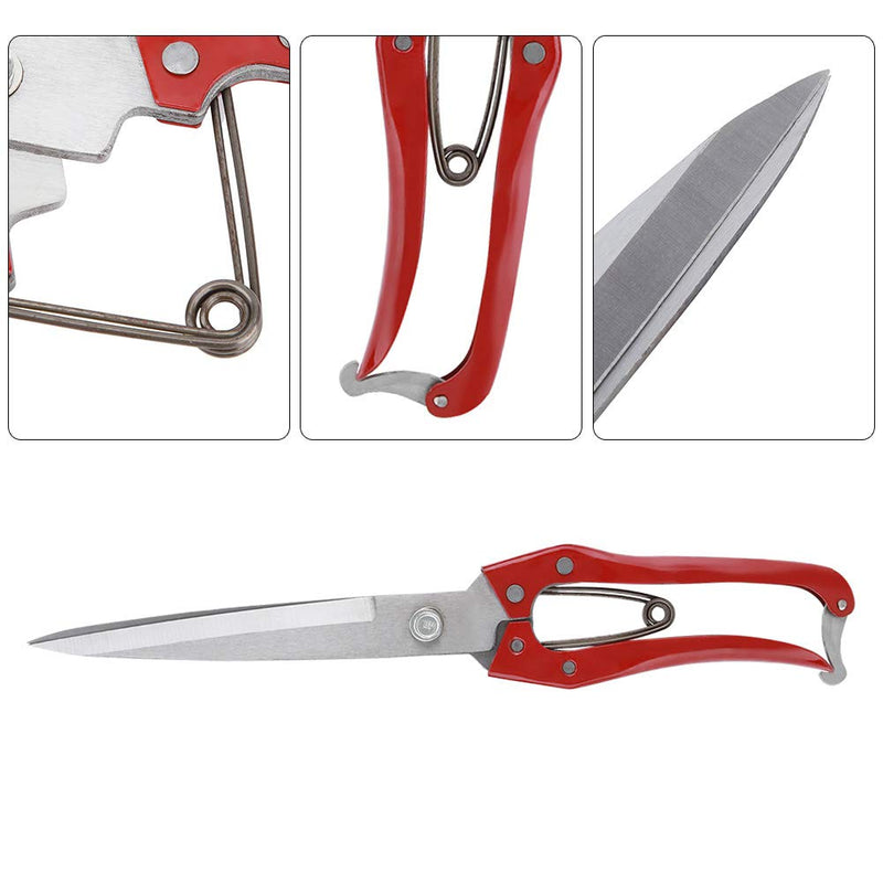 Manual Sheep Shearing, Stainless Steel Dog Wool Cutter Shears Pet Cut Hair Supplies Sheep Wool Shear Trimming Scissor Craft Scissors with Spring for Large Thick-Haired Animal Grooming - PawsPlanet Australia