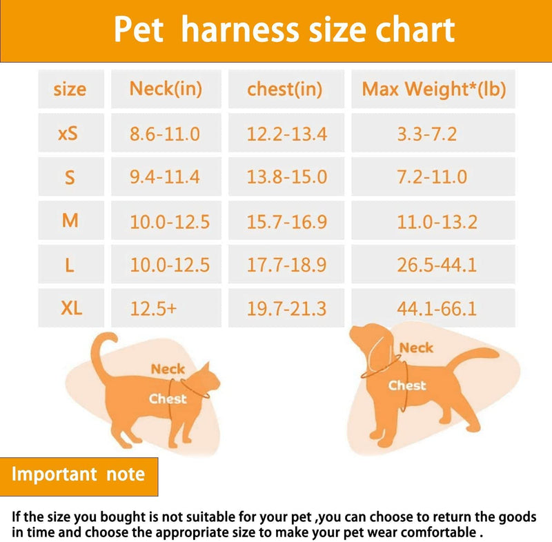 Catcat Walking Harness and Leash,Breathable Soft Kittens Vest for Cats Dogs, Escape Proof with Bell and Bow-Knot Decoration Christmas（Black and White，S） S Black and White - PawsPlanet Australia
