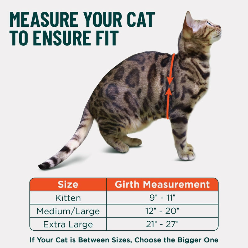 Houdini™ Escape Proof Cat Harness and Leash Set by OutdoorBengal – Orange, Medium Cat Harness for Walking M/L - PawsPlanet Australia