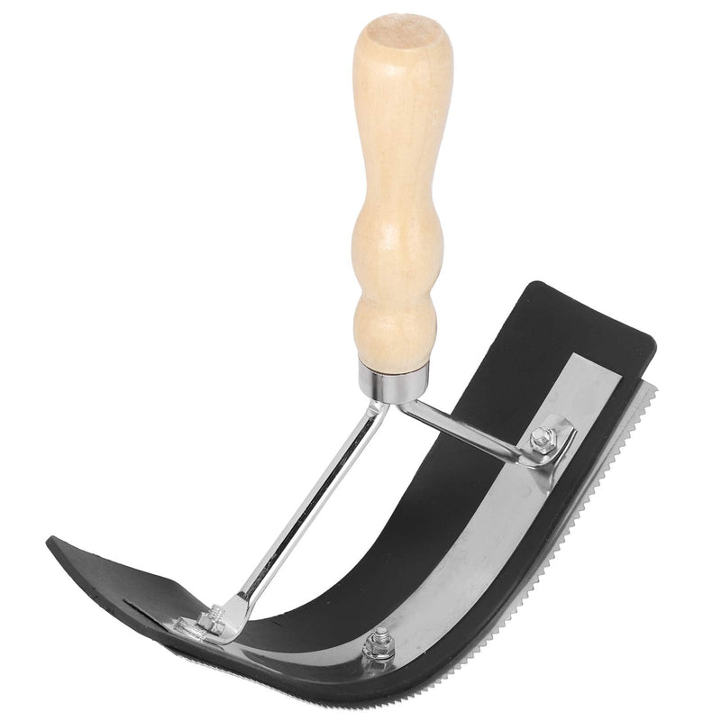 Pssopp Sweat Scraper, Horse Sweat Scraper with Wood Handle Non Slip Horse Grooming Tool Farm Supplies for Shaving and Grooming Large Livestock - PawsPlanet Australia