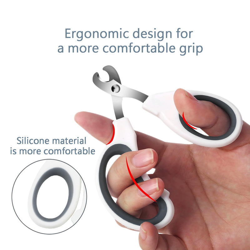 Cats & Dogs Pets Nail Clippers & Trimmers Rabbit Nail Clippers cat Nail Clippers for Indoor Cats cat Claw Clippers with Safety Guard Professional Grooming Tool for Cat Kitten Small Black - PawsPlanet Australia