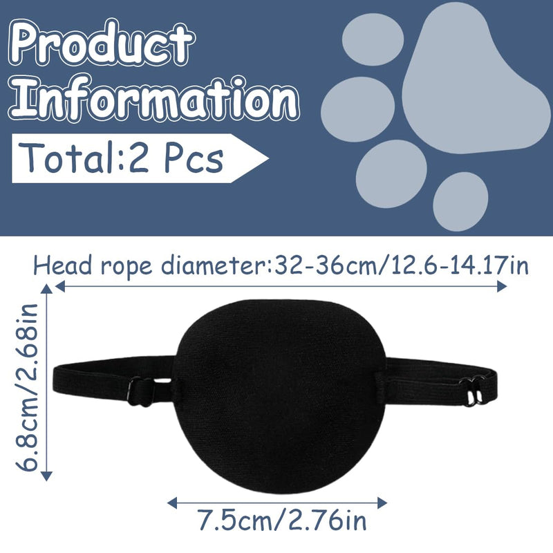Eye Care for Dogs, Eye Patch for Dogs, Used for Postoperative Eye Injuries, Soft and Adjustable to Cover Dog's Eyes