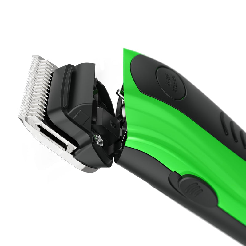 Andis Dr. Pol Easy Clip Versa Clipper Kit - Complete Grooming Solution with Detachable Blades, Attachment Combs, Nail Clipper & More for Safe, Efficient Grooming of All Dog Types, Green, 561121 - PawsPlanet Australia
