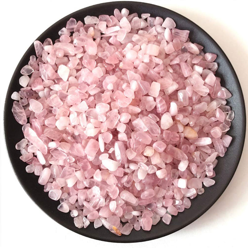 POPETPOP Aquarium Pebbles Pink-Fish Tank Gravel Rock Crystal Stones for Fish Tank/Terrariums/Garden/Flowerpot/Glassware/Vases Decoration (100g 5-7mm) - PawsPlanet Australia