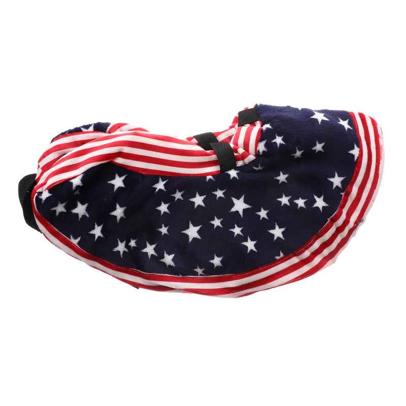 Garneck Inflatable and Comfortable PVC and Fabric Cat Neck Collar for Surgical Recovery with Adjustable Neck Circumference from 15-45cm in Navy Design