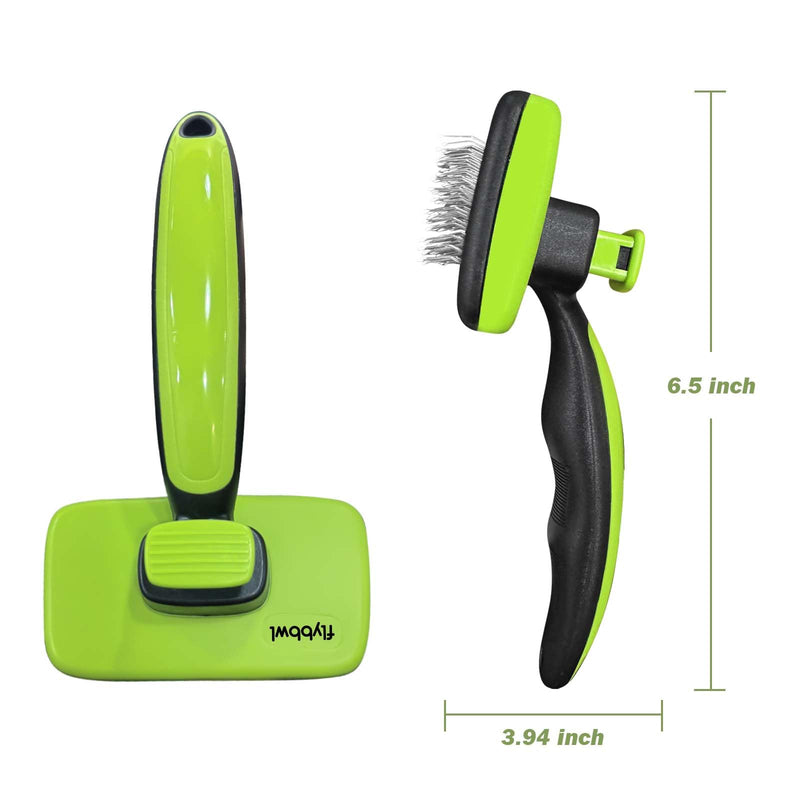 Self Cleaning Brush for Dog: Cat Slicker Brush - Pet Shedding Brushes for Long and Short Hair - Remove Loose Undercoat