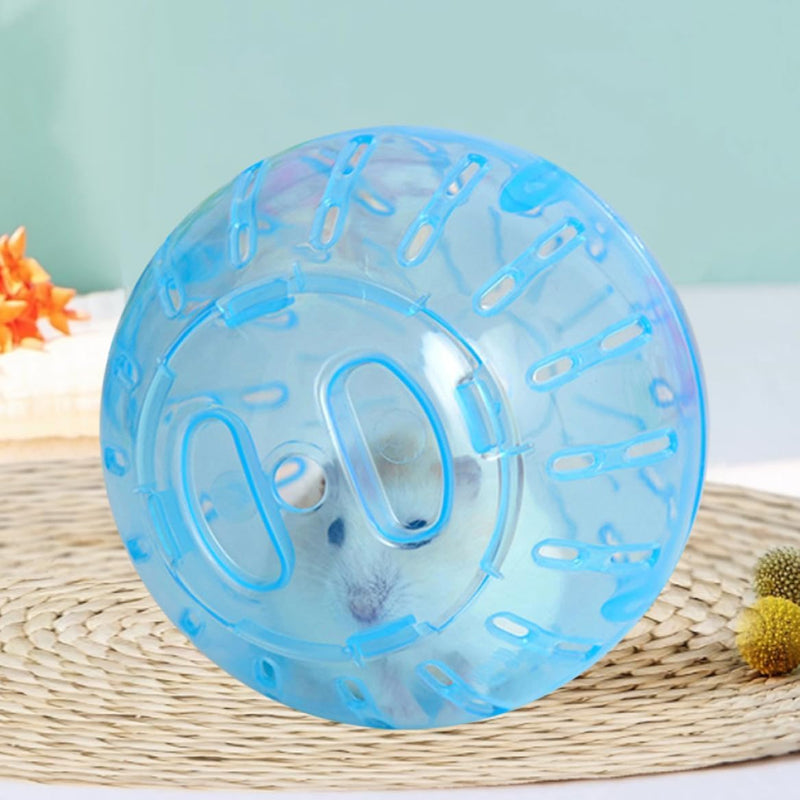 2Pcs Blue and Pink Hamster Balls Hamster Ball Transparent Dwarf Hamster Exercise Balls Running Wheel Gerbil Toys, Small Animals, Small Animal Health Supplies - PawsPlanet Australia