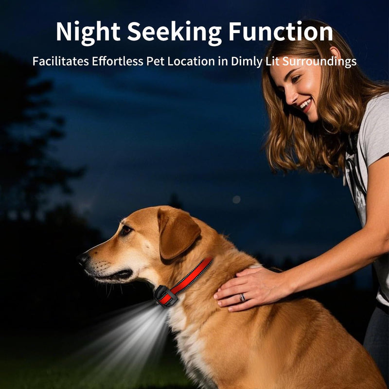 Dog Training Collar with Rechargeable Remote Control 3 Training Modes IPX7 Waterproof Electric Collar Range 3300Ft Bark Collar for Small Medium Large Dogs - PawsPlanet Australia