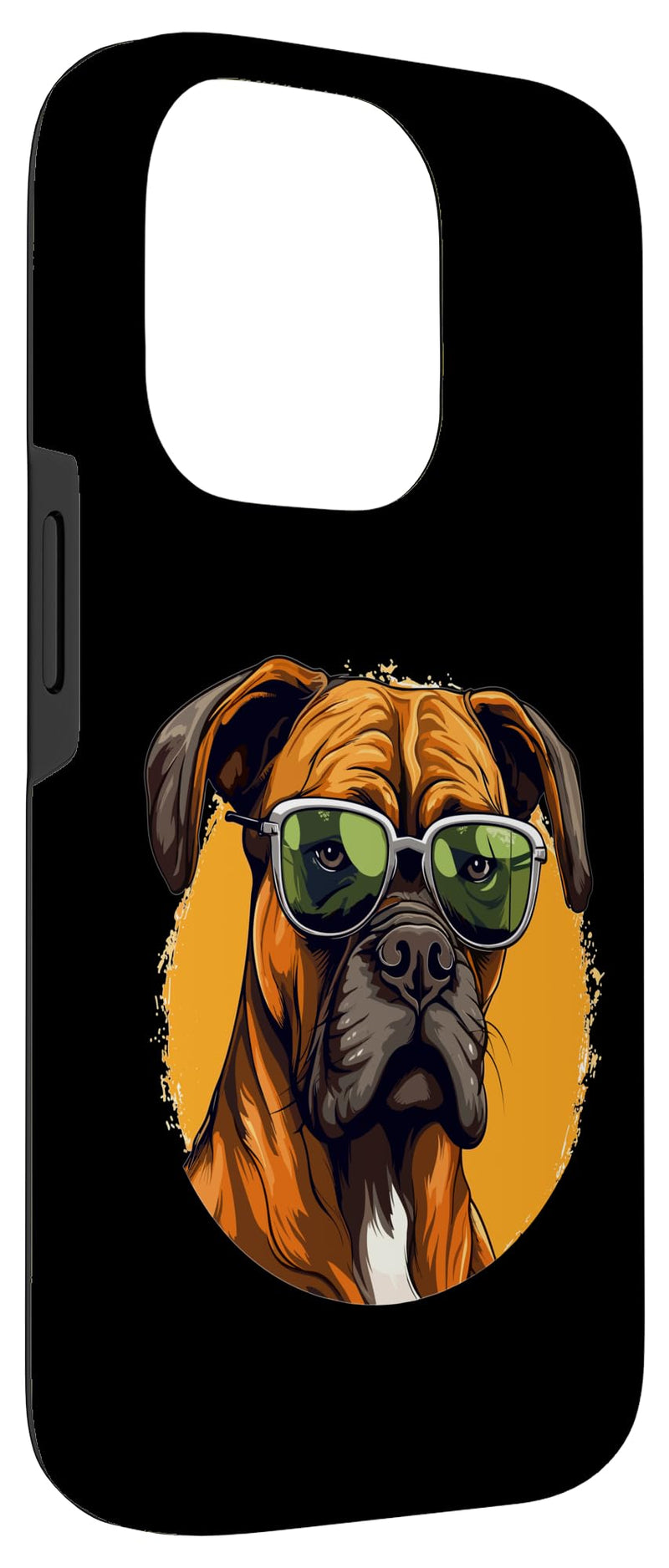 iPhone 14 Pro Boxer Dog Breed Pet with Sunglasses Case iPhone 14 Pro