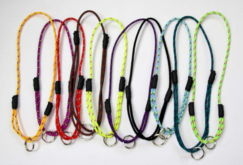 National Leash Mountain Rope Dog ID Collar- Blue Eyes - Small (10"-16") Ultra Lite