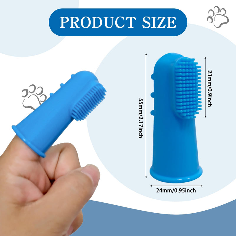 108 Pcs Dog Toothbrush Dog Finger Brushes, Soft Pet Toothbrush Pet Oral Care Dental Brush Easy Teeth Cleaning for Small Cats and Puppy