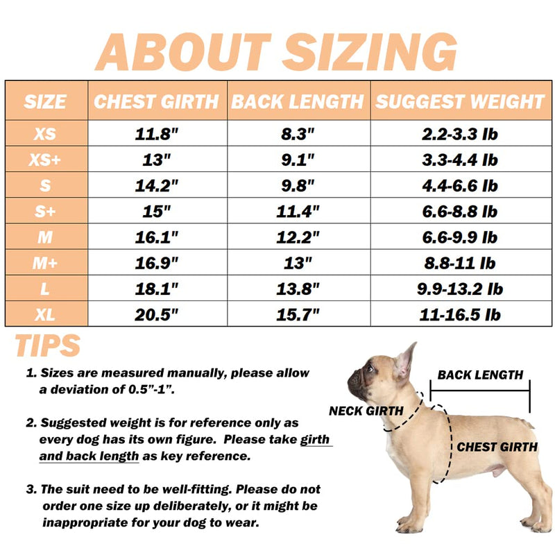 Recovery Suit for Dog After Surgery Cut Pet Recovery Shirt Dog Abdominal Wounds Bandages,Wound Protective Dog Onesize for surgery Female Dog Vest Prevent Licking,Substitute E-Collar（RSS08-Vyellow-XS） XS(chest:11.8"neck:8.2") Vyellow - PawsPlanet Australia