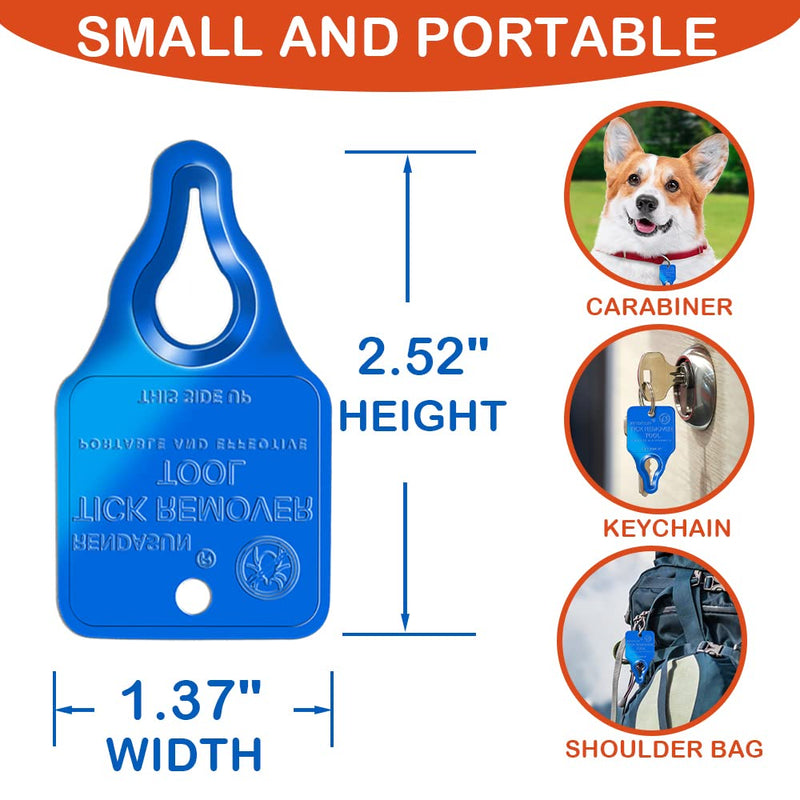 Removal Tool Suitable for Pets, Quick, Safe, Reliable, and Highly Essential Remover Tool for Portable Outdoor Living, 1 Pack (Blue) Blue