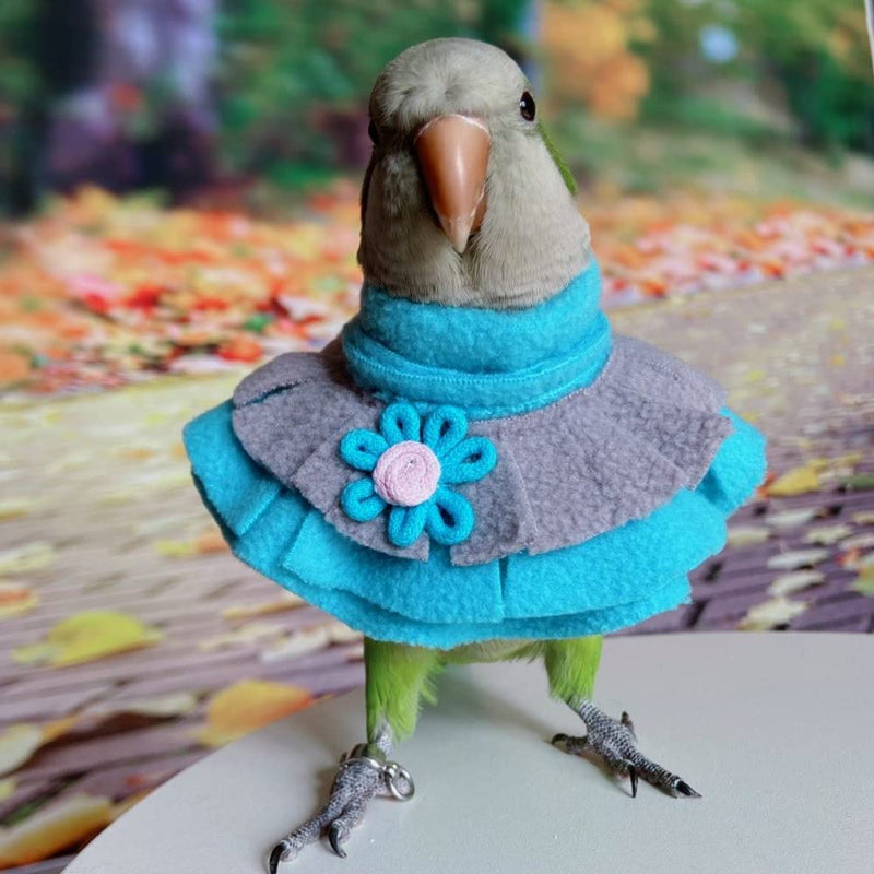 Bird Collar Anti Bite Elizabethan Recovery Cone, Bird Neck Protector for Feather Plucking, Bird Neckwear Full Body Shield, Bird Outdoors Windproof Cape Color Randomly (African Grey) African Grey - PawsPlanet Australia