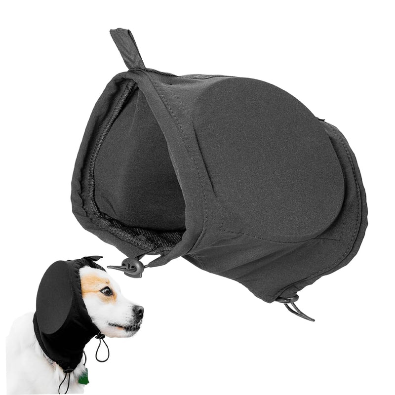Dog Ear Muffs Noise Protection Headband With Drawstring Fixing For Calming And Winter Head Wrap