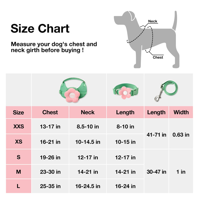 VETRESKA Dog Poop Bags with Dispenser & Flora Dog Harness, Leash and Collar Set - PawsPlanet Australia