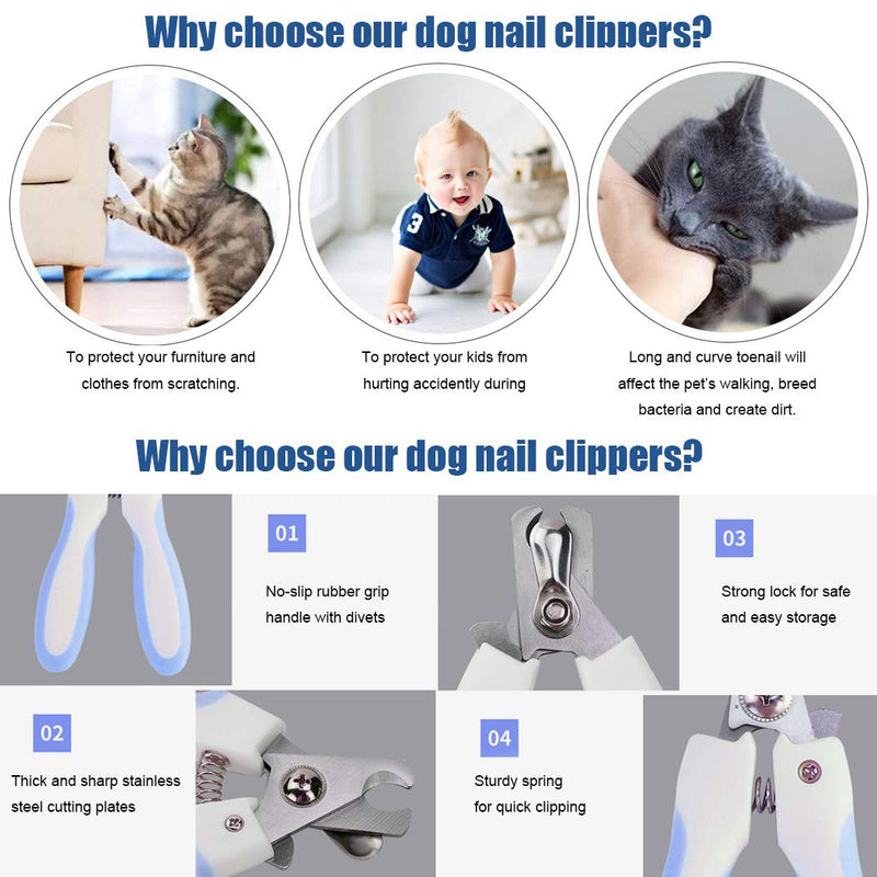 Pet Washing Bathing Grooming Gloves Dog Cat Hair Remover Brush Hair Removal Gloves Pet Nail Clippers, 3 in 1 Pet Washing Bathing Grooming Kit - PawsPlanet Australia