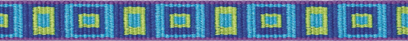 LupinePet Originals 1/2" Sea Glass 9-14" H-style Harness for Small Pets 1/2" by 9"-14" girth - PawsPlanet Australia