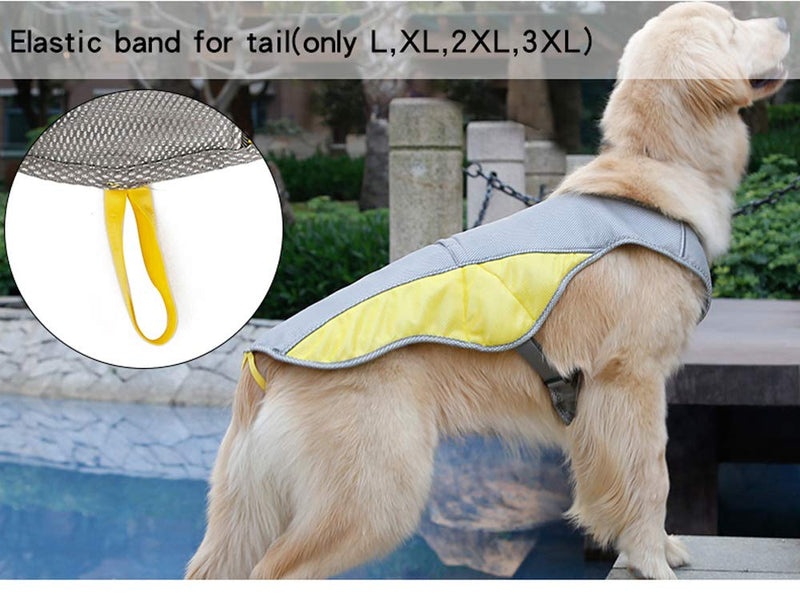 Dog Cooling Vest Harness Outdoor Puppy Cooler Jacket Reflective Safety Sun-proof Pet Hunting Coat, Best for Small Medium Large Dogs (XXL(Chest 29.2"-35.4")) XXL(Chest 29.2"-35.4")