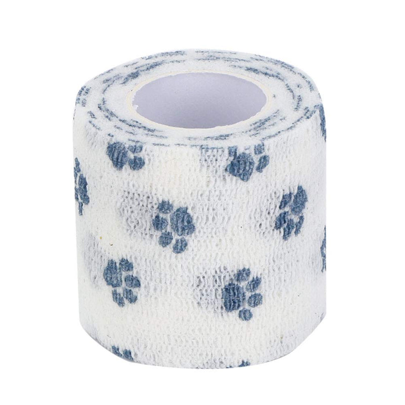 Zerodis Self-Adhesive Pet Bandage Wrap for Dogs and Cats, Waterproof, Breathable, Non-Stick, for Hair and Skin, Elastic, Animal First Aid Veterinary Bandage (Blue)