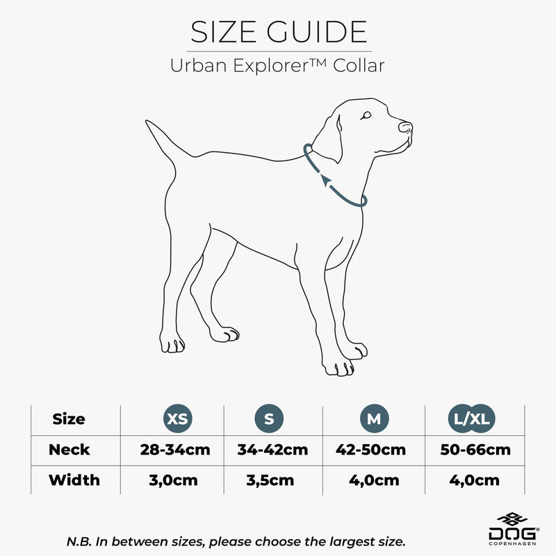 DOG Copenhagen Urban Explorer 3.0 Collar, Classic Red, Medium M - PawsPlanet Australia