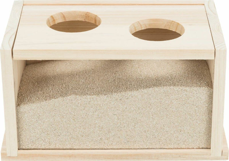 Trixie - Wooden sand bath for rodents - TR-63004 - PawsPlanet Australia
