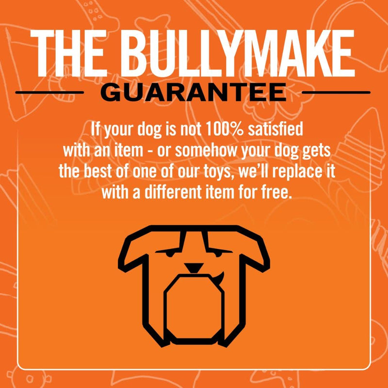BULLYMAKE Nylon Steak Chew Toy For Dogs | Durable Dog Toy for Aggressive Chewers | Made in USA - PawsPlanet Australia