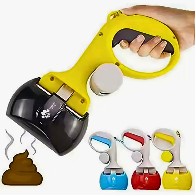 Pooper Scooper - Portable and Handheld Design - Bag Dispenser - Small and Medium Sized Dogs Blue - PawsPlanet Australia