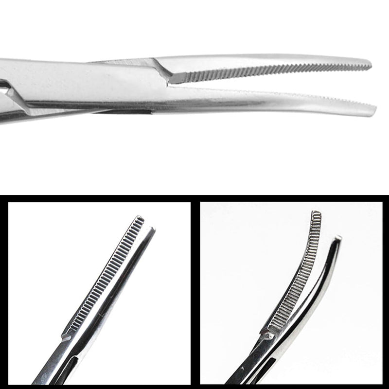 1-Piece Professional Pet Grooming Forceps - Locking Ear Hair Tweezers for Precise Dog/Cat Grooming, Veterinary-Grade Stainless Steel Hemostat Tool for Safe Animal Care - PawsPlanet Australia