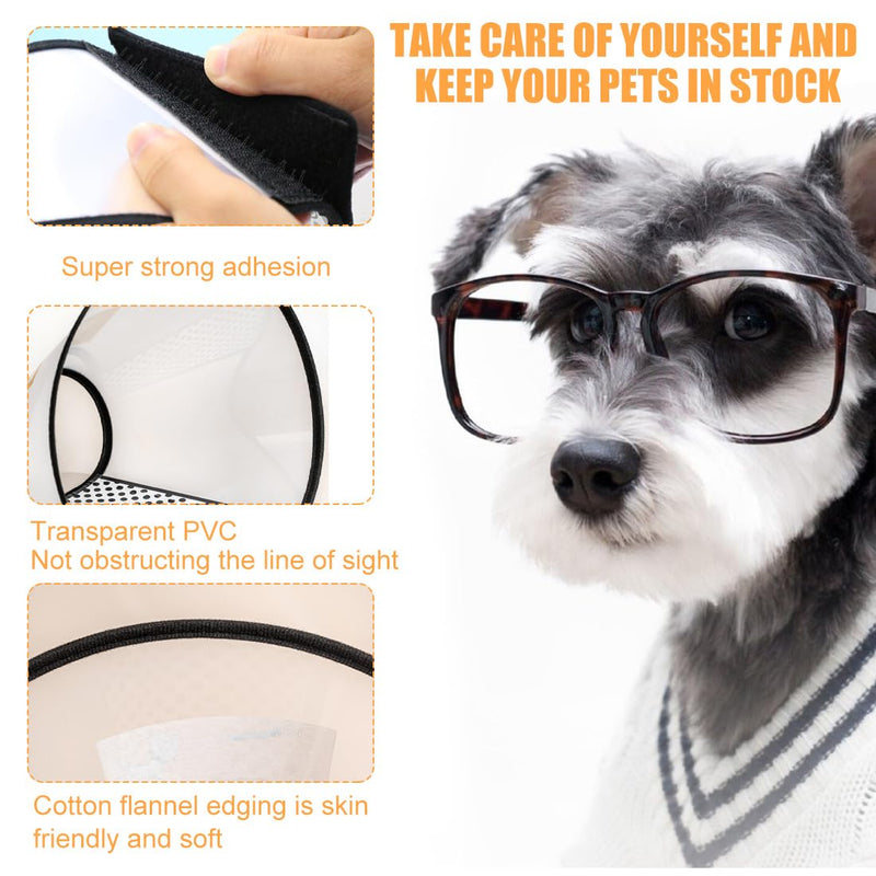 1 Pet Collar Plastic Elizabethan Plastic Elizabethan Collar Soft Cat Protective Collar Lightweight Elizabethan Collar for Kittens Puppies XS (15-18 cm)