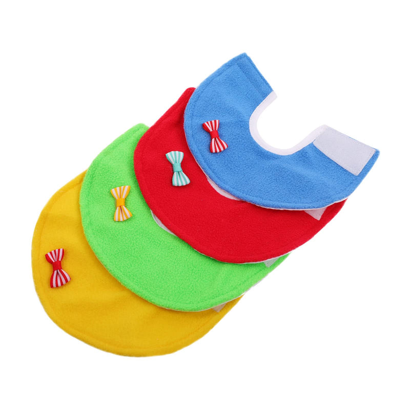 Bird Cone Collar 4 Pcs Set Pet Parrot Anti-bite Elizabethan Collars Protective Anti-Grab Feather Wound Healing Recovery Cones for Lovebird Cockatiel Budgerigar Parakeet Yellow Blue Red Green XS - PawsPlanet Australia