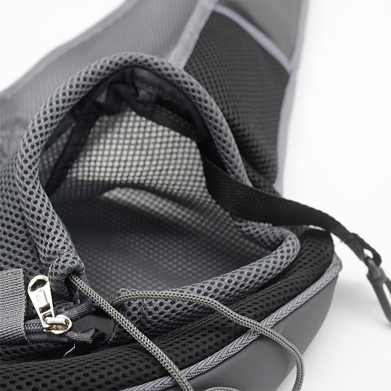 Pet Dog Sling Carrier, Breathable Mesh Portable Travel Safe Pet Sling Shoulder Bag Carrier with Adjustable Non-Slip Shoulder Strap for Small Dogs Cats Puppy (Large, Pink) Large - PawsPlanet Australia