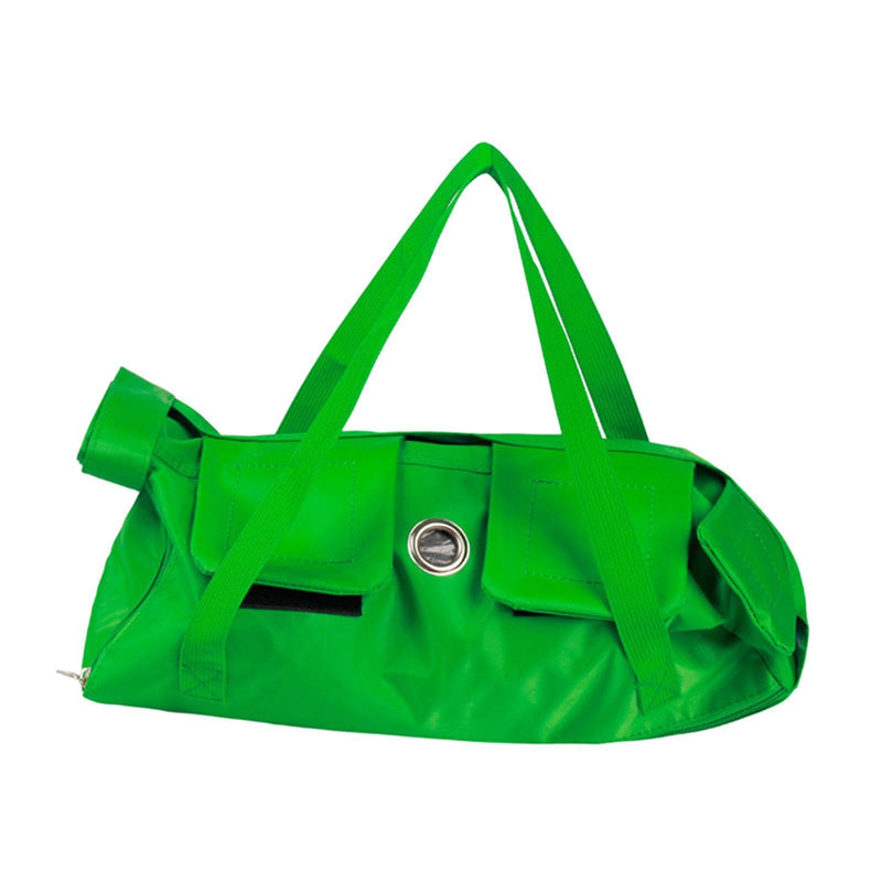 Soft cat carrier bag for cat grooming, claw care, claw removal, scratch protection, cleaning, showering, leg protection, pet supplies, transport, bathing, claw care, green, S
