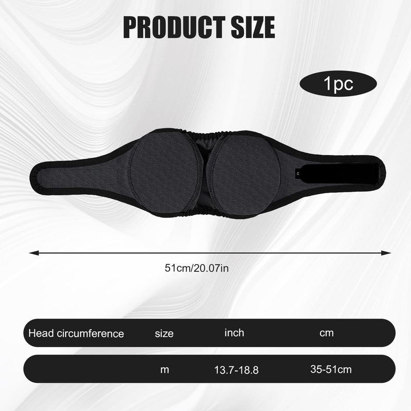 Dog Ear Defenders, Adjustable Waterproof Pet Dog Ear Protectors, Windproof and Noise Protection Comfort EarMuffs for Dogs, Suitable for Beauty Treatments Bathing Swimming Rain and Fireworks, Gray, M