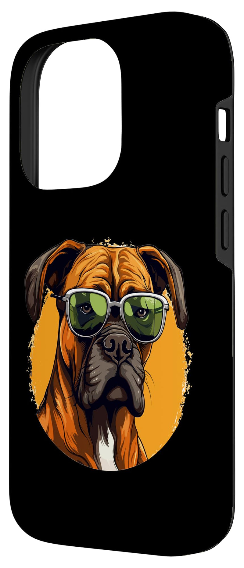 iPhone 14 Pro Boxer Dog Breed Pet with Sunglasses Case iPhone 14 Pro