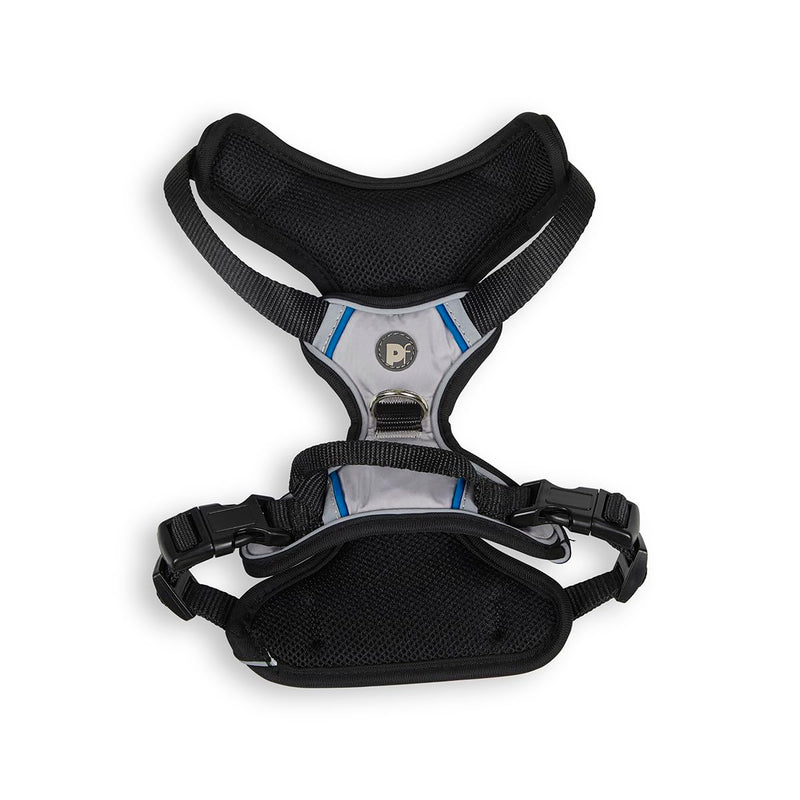 Petface Outdoor Paws Adventure Dog Harness, Silver/Grey, Medium (Pack of 1) Grey