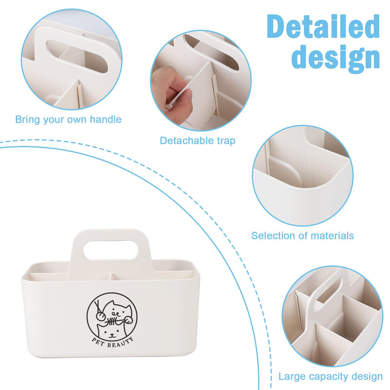 Dog Grooming Supplies Organiser,Pet Grooming Bag Horse Grooming Box with Removable Dividers for Dog Stuff - PawsPlanet Australia