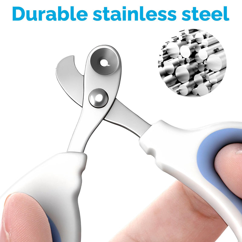 Small Animal Nail Clippers, Stainless Steel Bearded Dragon Nail Clippers, Cat Nail-Clipper, Professional Reptile Grooming Tool with Precise Angled Edge, Claw Trimmer for Birds, Cat, Dog Small Animals