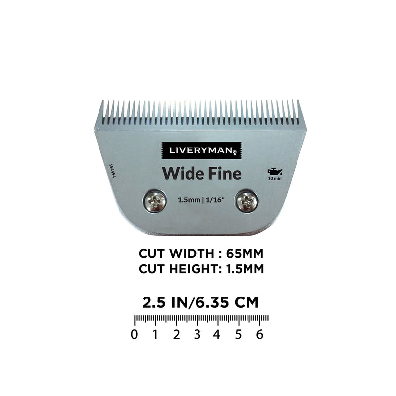 Liveryman Kare-Pro Spare Blade Wide Fine Blade 1.5 – Titanium Coated Steel Blade - PawsPlanet Australia