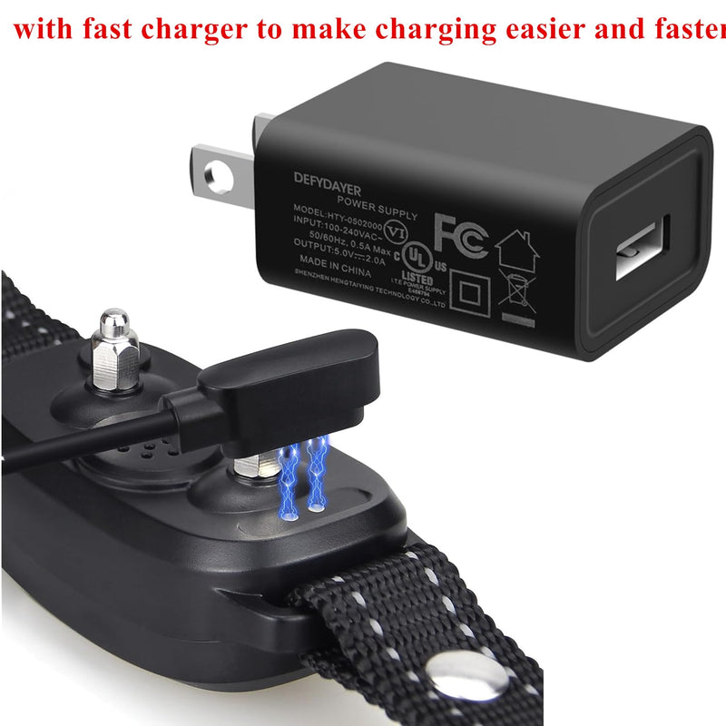 Fast Charger Only for FAFAFROG Dog Bark Collar S1 - USB Power Adapter,3.3Ft Magnetic Charging Cord - PawsPlanet Australia