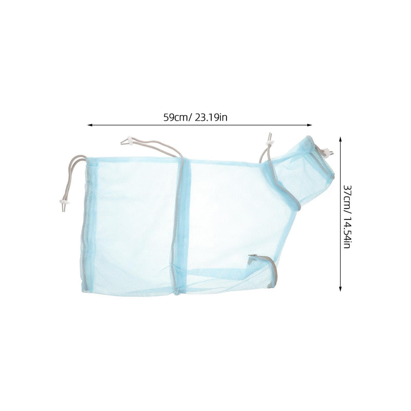 VALICLUD Cat Grooming Bath Bag made of breathable polyester with scratch protection and adjustable design for safe and comfortable cat washing at home