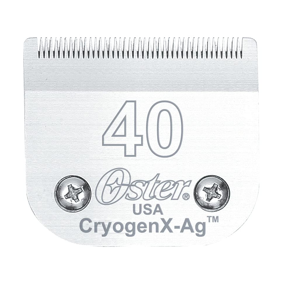 Oster CryogenX Detachable Pet Clipper Blade, Size 40 (078919-016-005) White