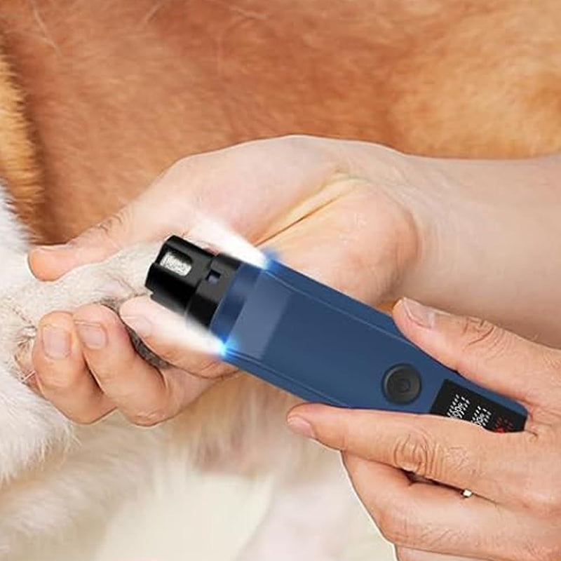 2-Speed Dog Grinder (8000/9000 rpm) – 45 dB Quiet, Lighting, USB Rechargeable for Small & Medium Dogs