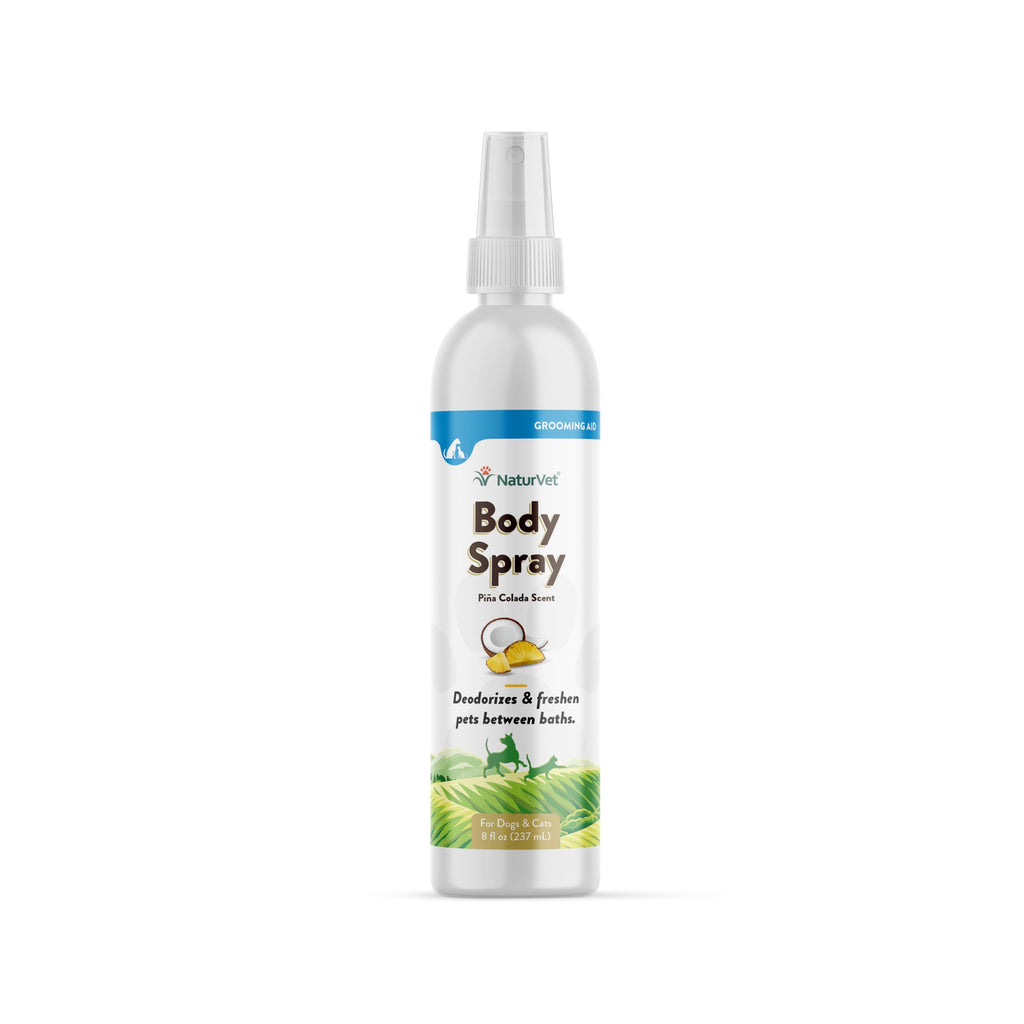 NaturVet Body Spray with Piña Colada Scent for Dogs & Cats 8 oz Pina Colada