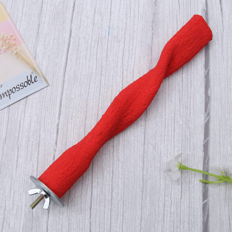 POPETPOP Bird Perches for Parrots-Bird Perch Nail File Cage Bird Perches Feet and Beak Safety Material to Trim Nails and Beak and Promote Healthy Feet Random Color - PawsPlanet Australia
