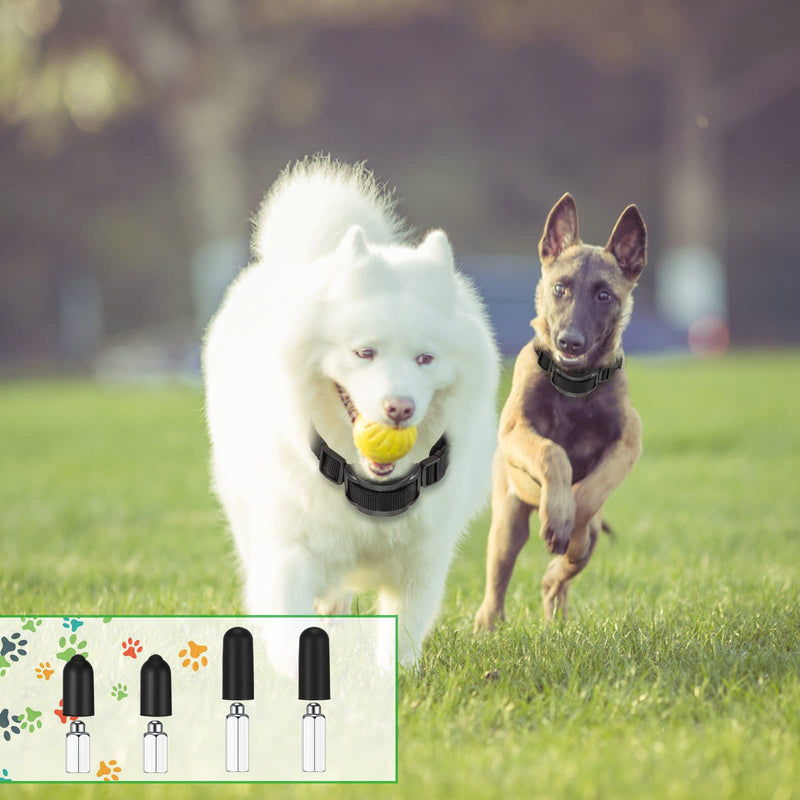 Zhengmy 24 Pieces Dog Shock Collar Rubber Tips Prong Dog Collar Training Replacement Parts Column Rubber Sleeve Silicone Covers Female Contact Points for Pet Training Stop Barking Tool(13mm/16mm/20mm) - PawsPlanet Australia